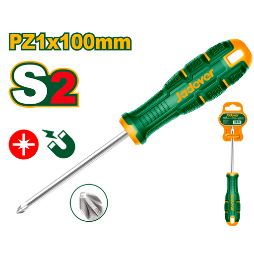 [JDSDC214] Destornillador S2 PZ1 100mm Jadever