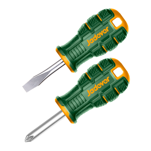 [JDSSB402] KIT DE DESTORNILLADORES - 2 PIEZAS - PLANO SL6.5 X 38MM + PHILLIPS PH2 X 38MM - MANGO ERGONÓMICO