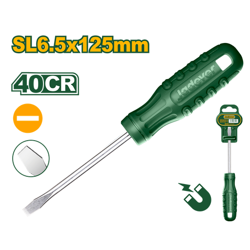 [JDSD3965] Destornillador 40CR SL6.5 Plano 125 Jadever