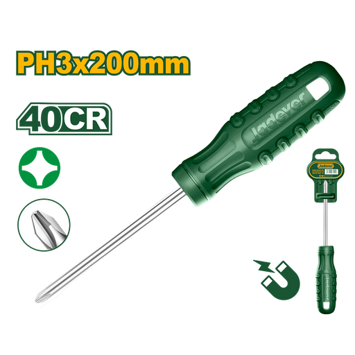 [JDSD4938] Destornillador 40CR PH3 Philips 200 Jadever