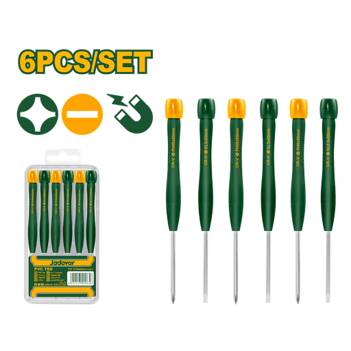 [JDSS2B06] Set Destornillador Precisión CRV PH+SL Jadever