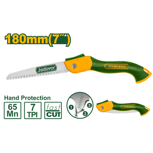 [JDHW4607] Serrucho de punta 7" plegable Jadever