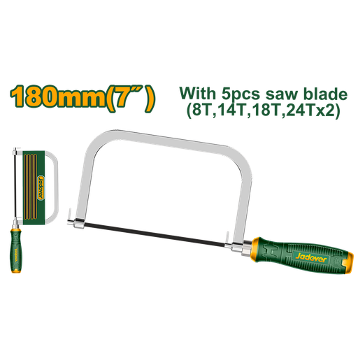[JDHF5107] Sierra Caladora Manual 5 piezas 18cm 7" Jadever