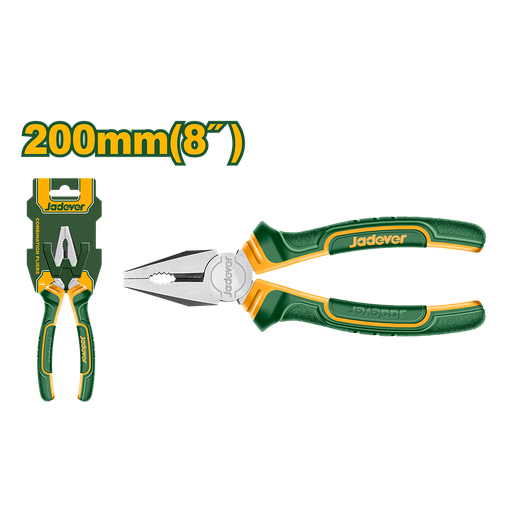 [JDPL1C08] Pinza universal 8" mango bicolor Jadever