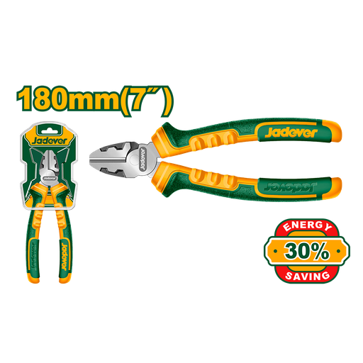 [JDPL3717] Alicate corte diagonal alto torque 7" mango bicolor Jadever