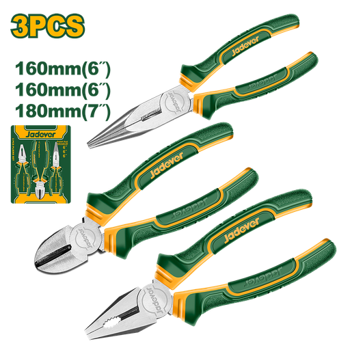 [JDPS0603] Set Pinzas Alicates x 3 unidades Jadever