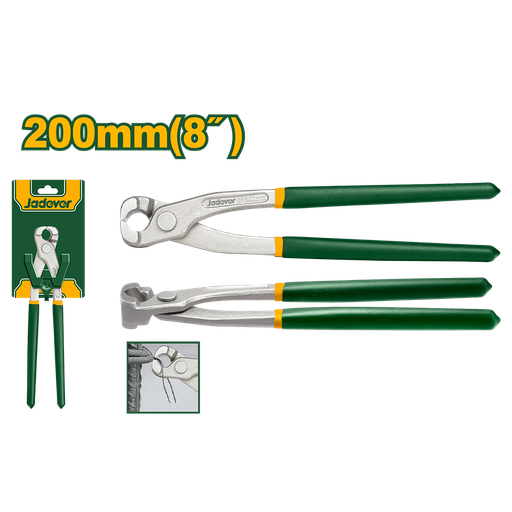 [JDPL8908] Tenaza para rebajes 8" mango unicolor Jadever