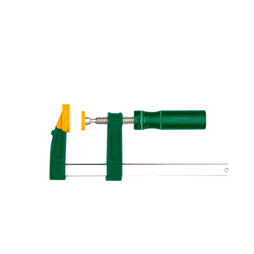 [JDCP2151] Prensa sargento 50 x 150mm regla niquelada tornillo galvanizado mango plastico Jadever