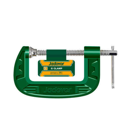 [JDCP1103] Prensa g 75mm (3'') cuerpo hierro fundido tornillo galvanizado Jadever