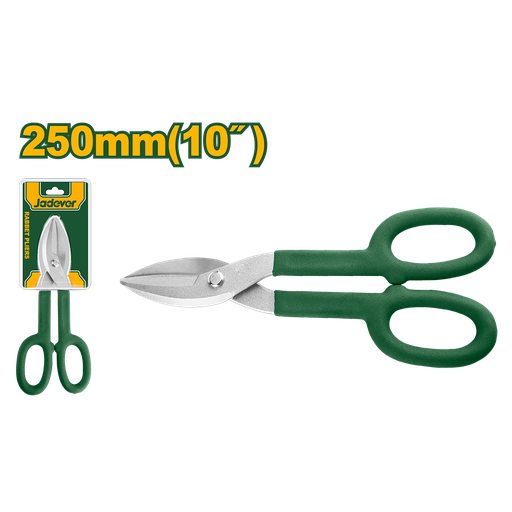 [JDAS4910] Tijera corta chapa hojalatero recta 10'' Jadever