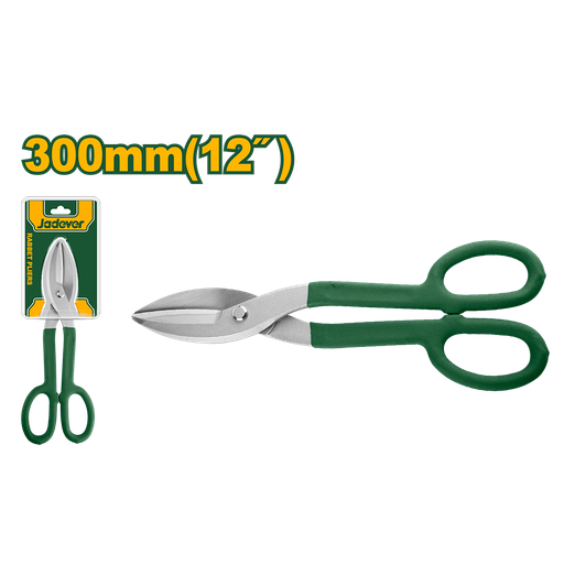 [JDAS4912] Tijera corta chapa hojalatero recta 12'' Jadever