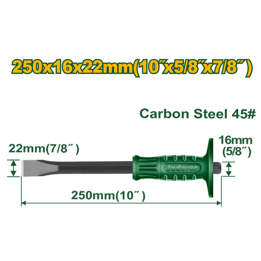 [JDCC1301] Cincel frío metal 250mm Jadever