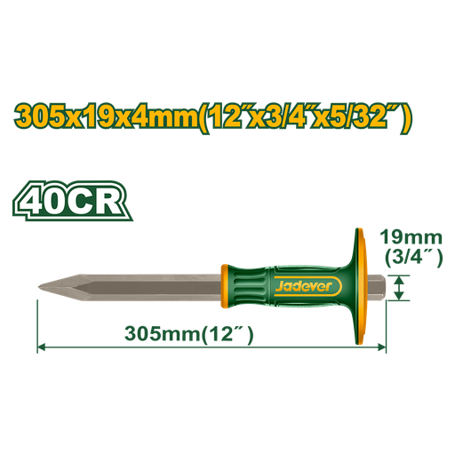 [JDCC2314] Cincel frío hormigón 305mm Jadever