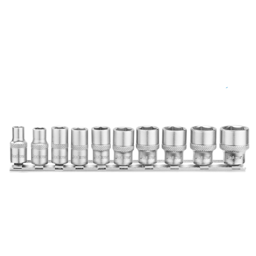 [JDST4410] Kit tubos hexagonales 1/4'' 10 piezas tamaños 5-6-7-8-9-10-11-12-13-14mm Jadever