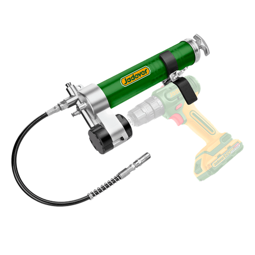 [JDGG5540] Pistola grasa accesorio 400cc mecanismo apto instrumento rotatorio carga cartucho granel dispensador mediante manguera grasa nailon alta presión Jadever