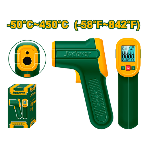 [JDNT6501] Termómetro infrarrojo pistola -50°C +450°C Jadever