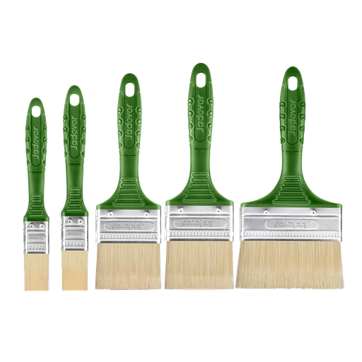 [JDPB1952] Kit pinceles 5 unidades 1'' 1.5'' 2'' 2.5'' 3'' Jadever