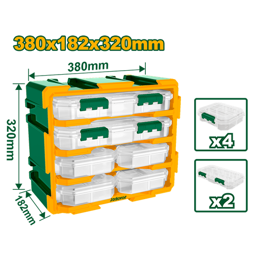 [JDTB8346] Rack 6 gavetas 380x155x320mm Jadever