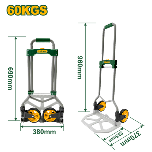 [JDWB9A06] Zorra 2 ruedas plegable 60kg Jadever