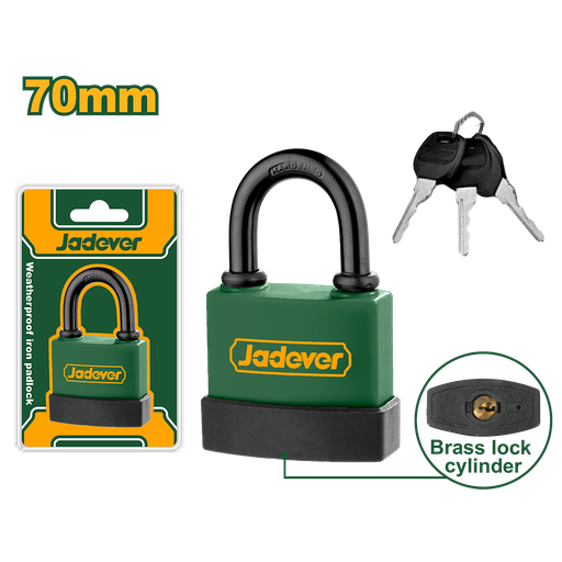 [JDPD9470] Candado de hierro 70mm apto intemperie Jadever