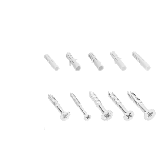 [JDXT3B02] Kit tornillos fix punta aguja cuello tarugos 120 piezas 60 tornillos punta aguja + 60 tarugos placas durlock Jadever