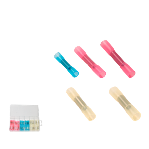 [JDYU1B01] Kit uniones preaisladas 80 piezas cobre + pe 22-16 ga rojo 16-a azul 12-a amarillo Jadever