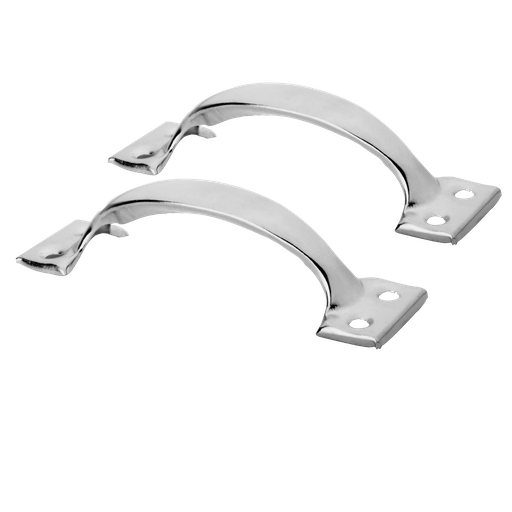 [JDNM1K05] Manija puerta 5'' superficie cromada contiene 8 tornillos Jadever