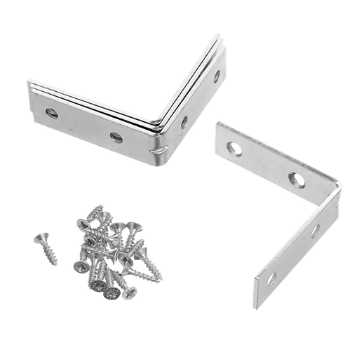 [JDCY2K20] Esquineros 4 piezas 20 x 20 x 19mm incluye 8 piezas sujetadores Jadever