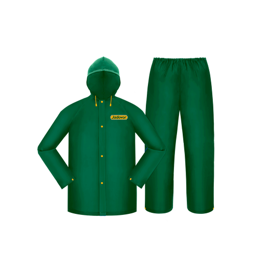 [JDRC30XL] Traje lluvia completo talla xl espesor 025mm 100% pvc nuevo resistente al agua ventilación axilas Jadever