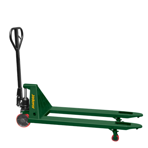 [JDNH1R20] Zorra hidraulica porta pallets capacidad carga 2000kg horquilla 550 x rango alturas horquilla hasta distancia entre horquillas Jadever