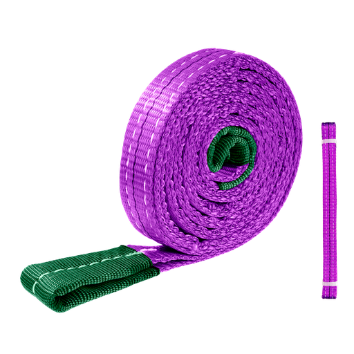 [JDWG1313] Eslinga cincha carga 1t longitud 3m ancho factor seguridad 51 2 capas 100% poliéster Jadever