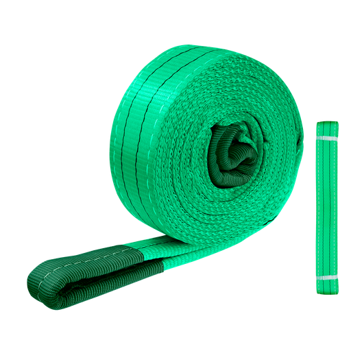 [JDWG1324] Eslinga cincha carga 2t longitud 4m ancho factor seguridad 51 2 capas 100% poliéster Jadever