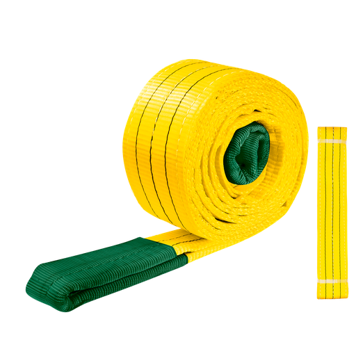 [JDWG1334] Eslinga cincha carga 3t longitud 4m ancho factor seguridad 51 2 capas 100% poliéster Jadever