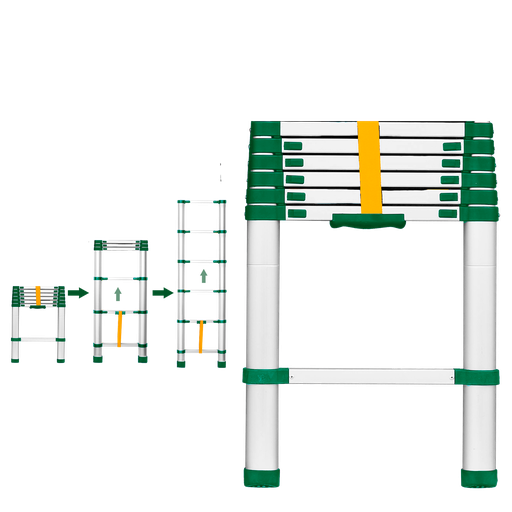 [JDLD5H06] Escalera telescópica 6 escalones Jadever