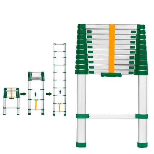 [JDLD5H10] Escalera telescópica 10 escalones Jadever