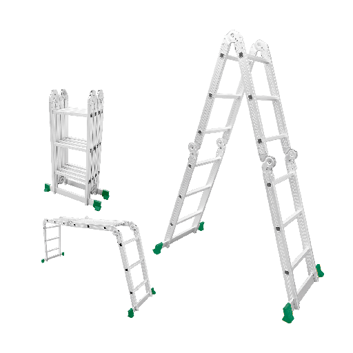 [JDLD7H43] Escalera multipropósito 4x3 escalones Jadever
