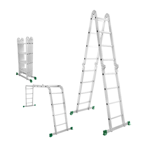 [JDLD7H44] Escalera multipropósito 4x4 escalones Jadever
