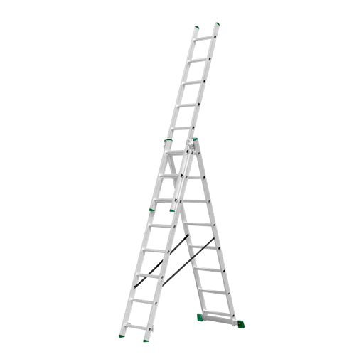 [JDLD6H38] Escalera extensible 3x8 escalones Jadever