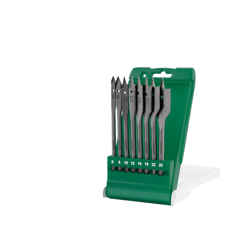 [JDWF6B08] Kit 8 mechas paleta madera 6 8 10 12 16 19 22 Jadever
