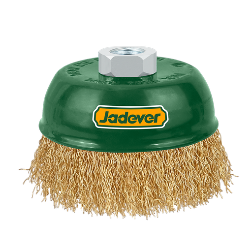 [JDCE1402] Cepillo copa alambre diámetro 100mm (4'') hilo m14x2 Jadever
