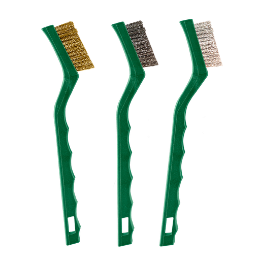 [JDBH3607] Kit cepillosde alambre manuales 3 piezas 7'' manija plastico Jadever