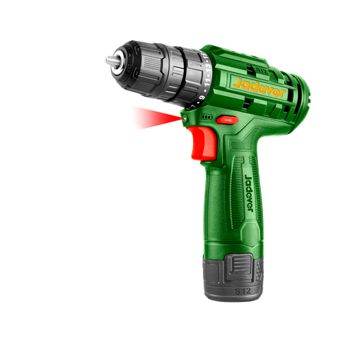[JDCDS510] Taladro atornillador inalámbrico 12v 1500rpm 1 velocidad - Jadever