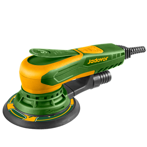 [JDFA55350-4] Lijadora orbital brushless 350w motor sin escobillas voltaje 220-240v 50/60hz velocidad sin carga 4000 10000rpm diámetro almohadilla 150mm base velcro 4 papeles lija Jadever
