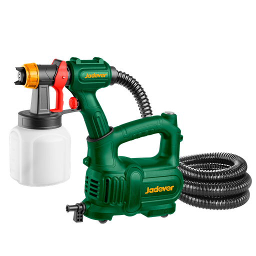 [JDEG2A50-4] Pistola pulverizadora 550w voltaje 220v-240v 50/60hz presión pulverización 01 02bar flujo máximo 700 ml/min máx. viscosidad 120din-s contenedor l longitud cable ts Jadever