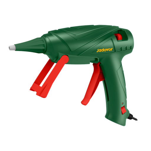 [JDGL1604-4] Pistola encoladora 15w (90w) voltios 220-240v 50/60hz capacidad pegado 5 8g/min tiempo precalentamiento 3 in diámetro barra pegamento incluye 2 barras Jadever