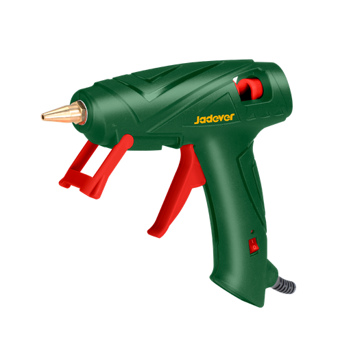 [JDGL3608-4] Pistola encoladora 25w (150w) voltios 220-240v 50/60hz capacidad pegado 15 20g/min diámetro barra pegamento incluye 2 barras Jadever