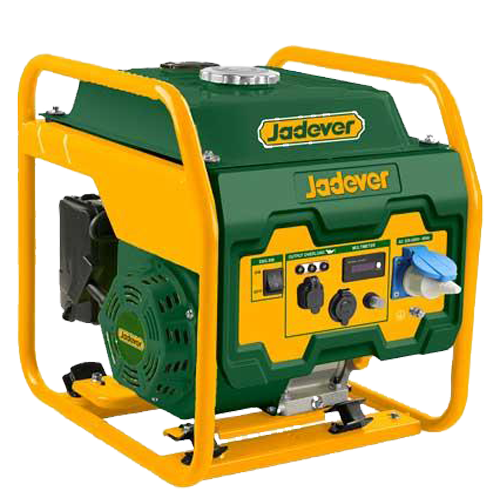 [JDGEAB06-4] Generador a gasolina inverter 3600rpm pot máx 38kw pot nom 35kw thd <3% motor 4 tiempos ohv 212cc refrigerado por aire encendido tci arranque manual + eléctrico tanque 10l Jadever