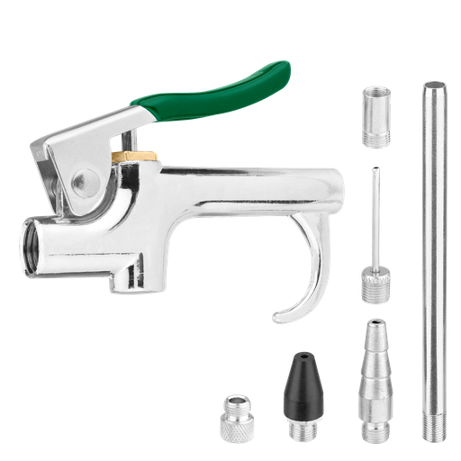 [JDQP9410] Kit pistola aire comprimido 7 piezas 1/4'' Jadever