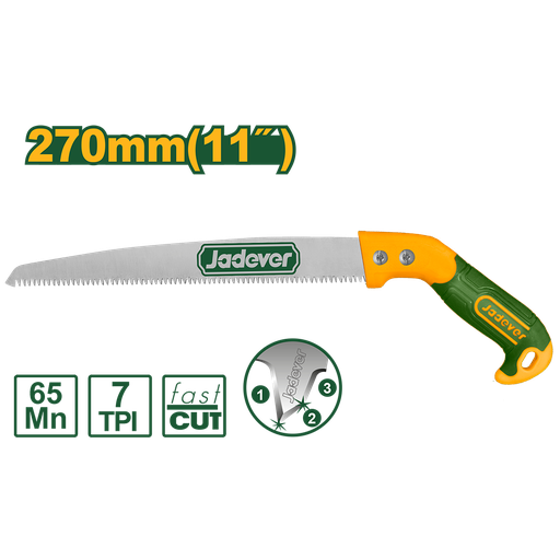 [JDHW5G12] Serrucho de poda recto 27cm Jadever