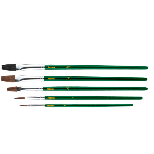 [JDXA1K05] KIT DE PINCELES 5 EN 1 - PINCELES N°1/2 (X2), N°1/4, N°2, N°4